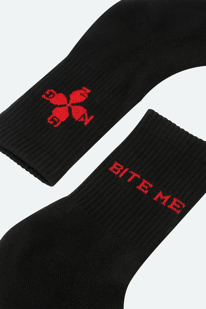 SOCKS SO SAUCY - BITE ME