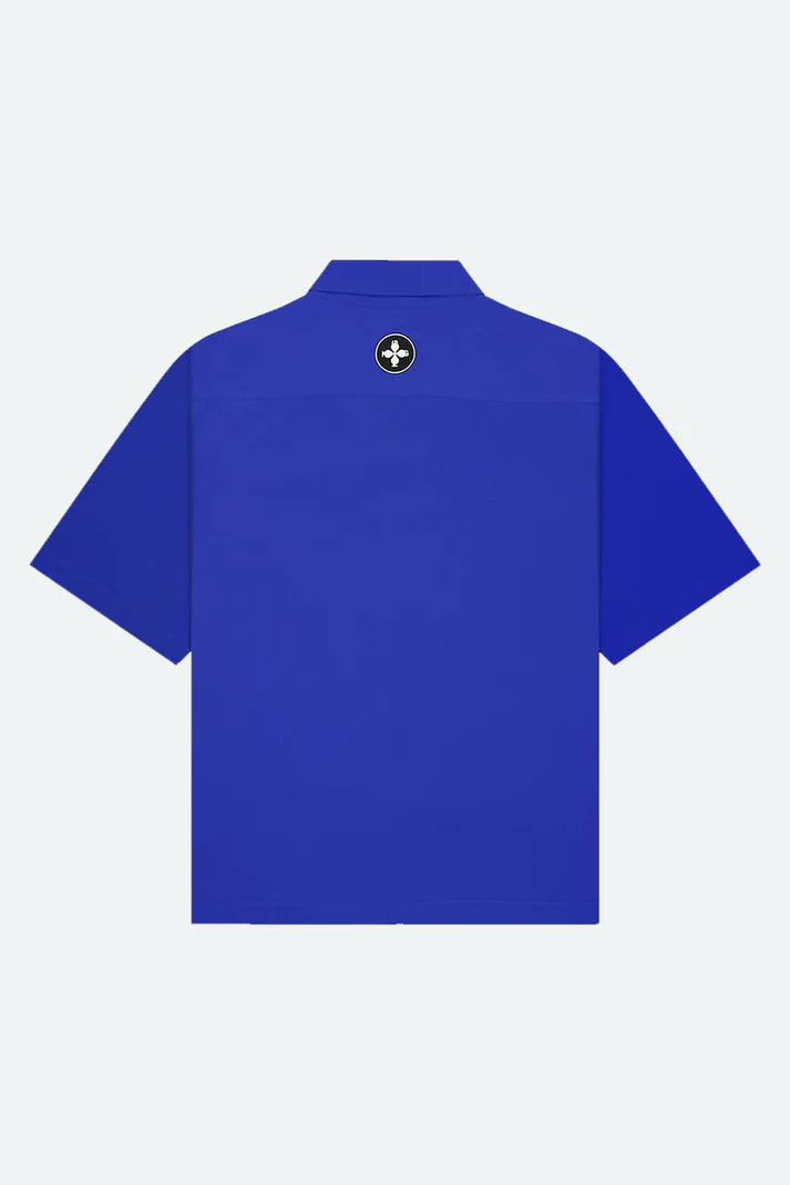 CUBAN COLLAR SHIRT (ULTRAMARINE)