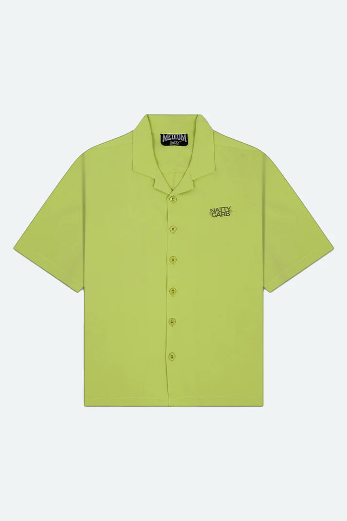 CUBAN COLLAR SHIRT (PULSE LIME)