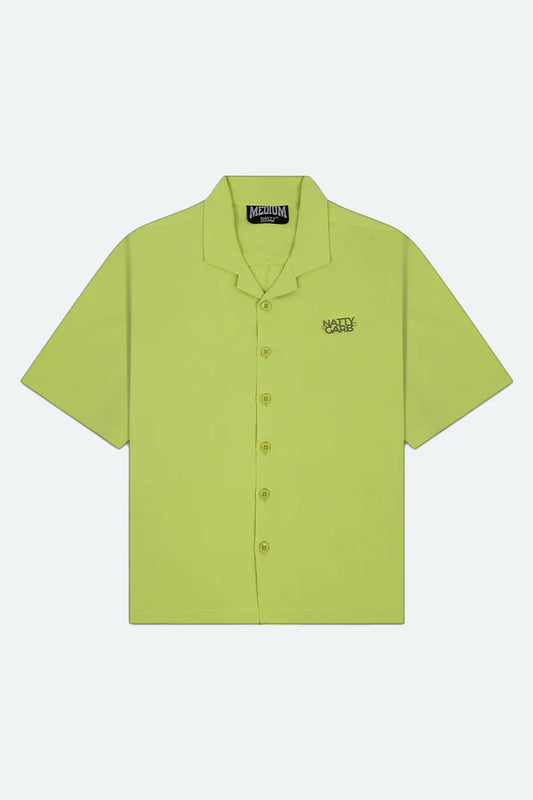 CUBAN COLLAR SHIRT (PULSE LIME)