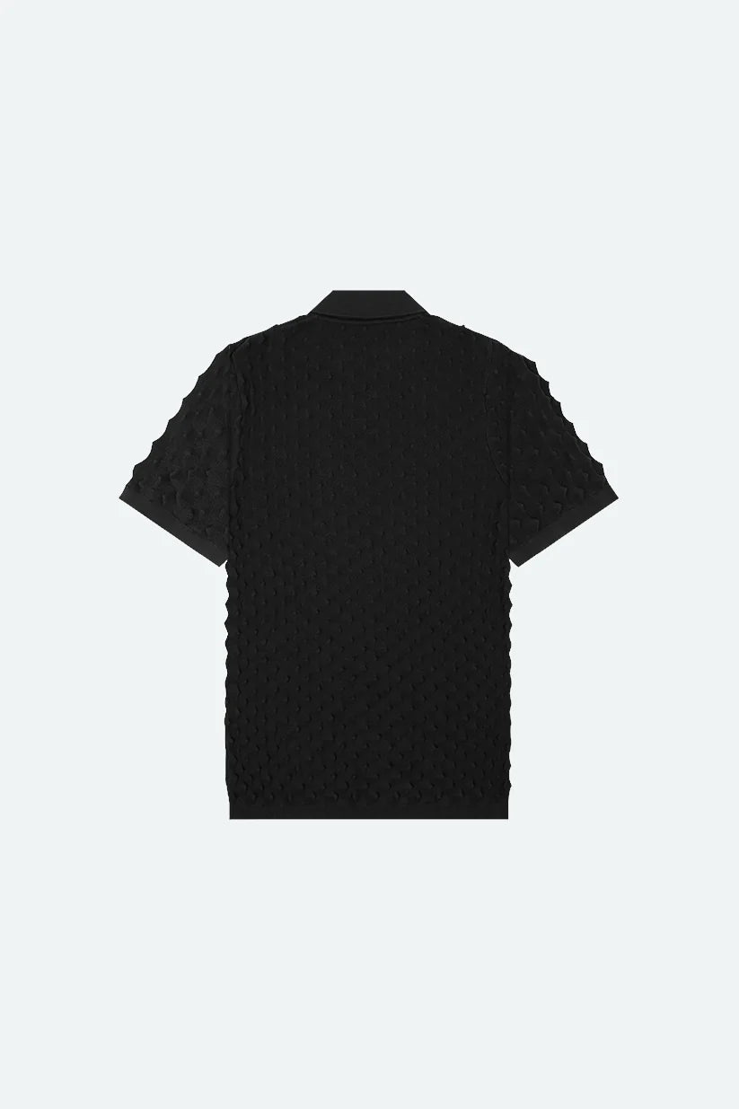 SPIKEY POLO (VANTA BLACK)