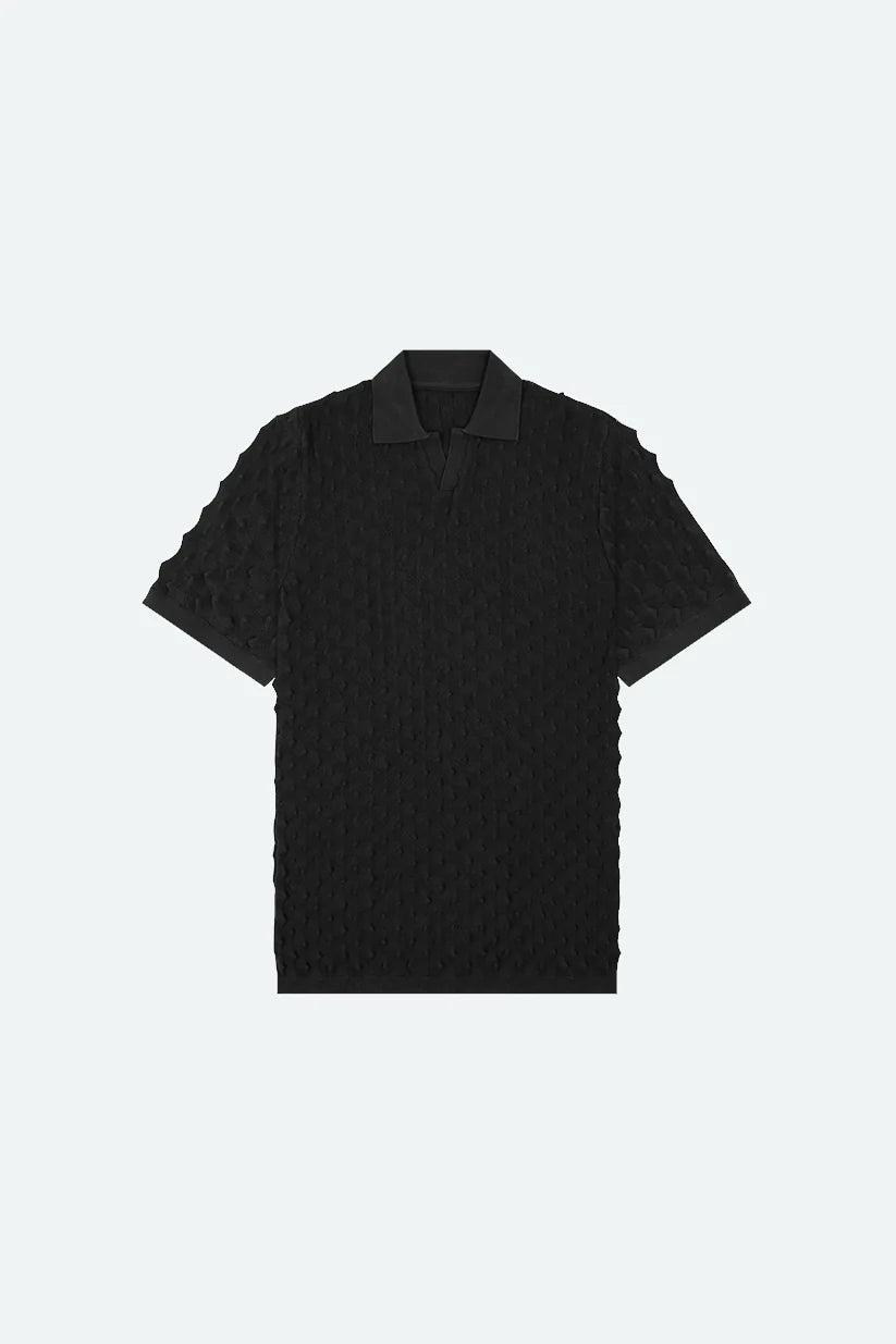 SPIKEY POLO (VANTA BLACK)