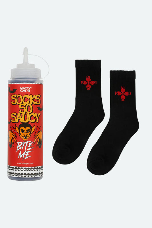 SOCKS SO SAUCY - BITE ME