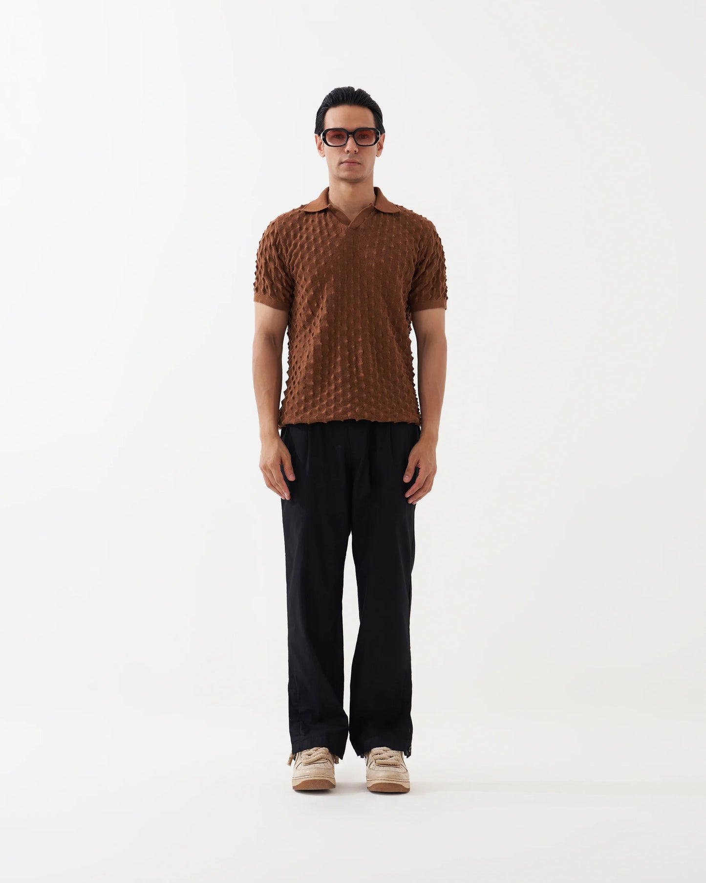 SPIKEY POLO (BEAR BROWN)