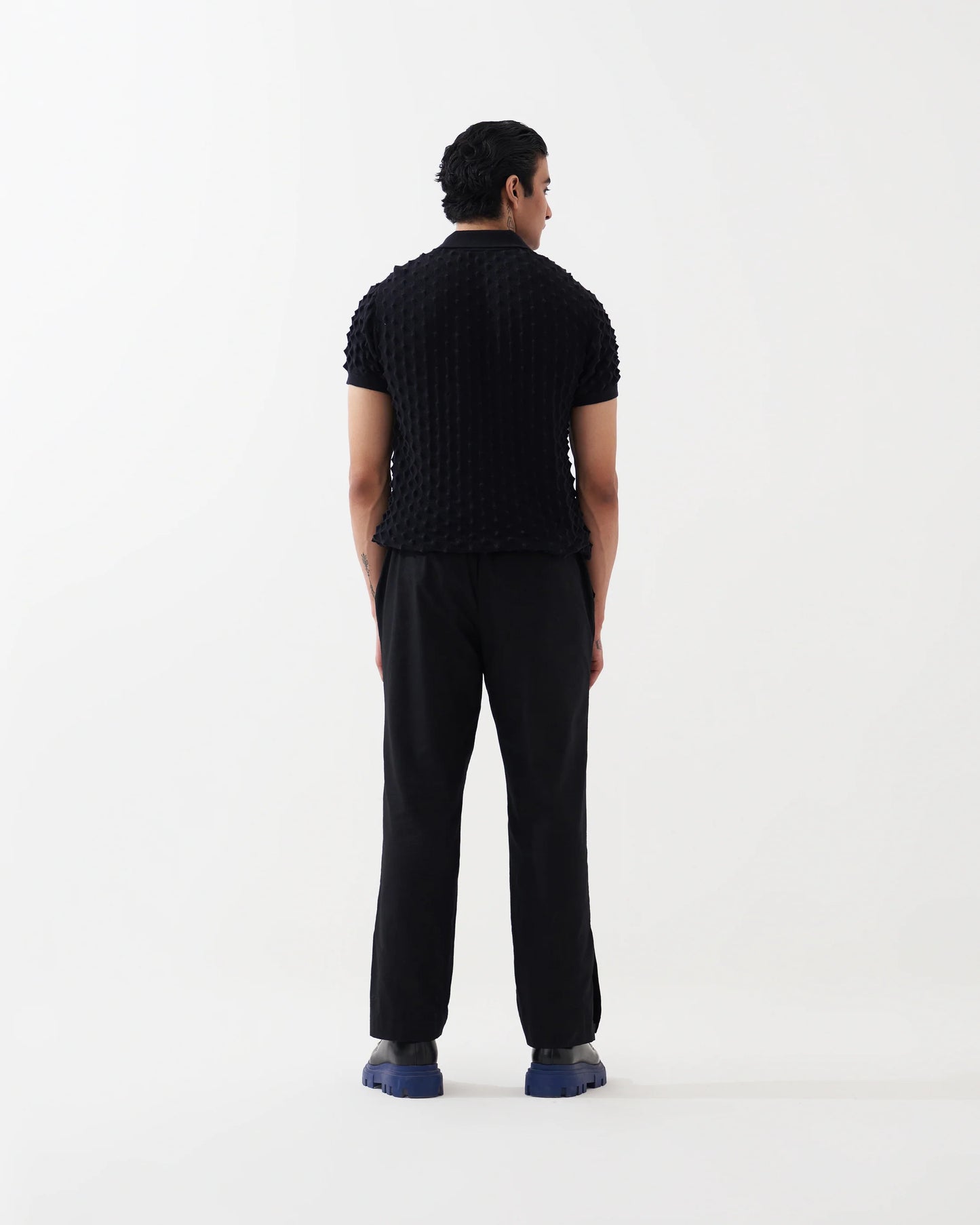 SPIKEY POLO (VANTA BLACK)